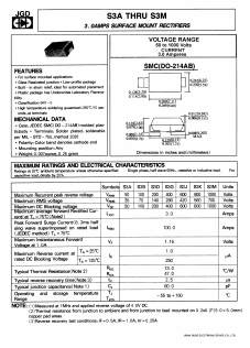 S3A Datasheet PDF Jinan Gude Electronic Device