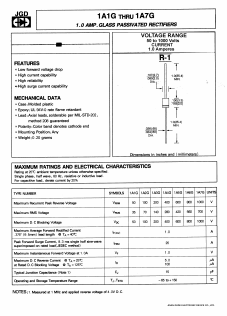 1A4G Datasheet PDF Jinan Gude Electronic Device