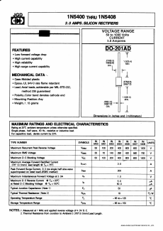 1N5402 Datasheet PDF Jinan Gude Electronic Device