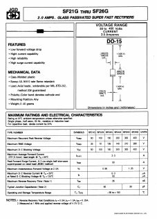 SF21G Datasheet PDF Jinan Gude Electronic Device