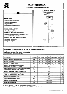 RL201 Datasheet PDF Jinan Gude Electronic Device