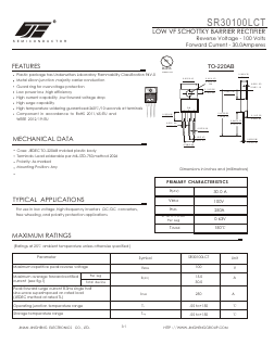 SR30100LCT Datasheet PDF Jinan Jingheng (Group) Co.,Ltd