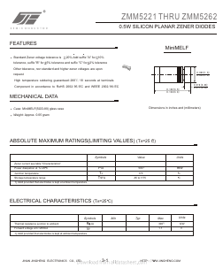 ZMM5225 Datasheet PDF Jinan Jingheng (Group) Co.,Ltd