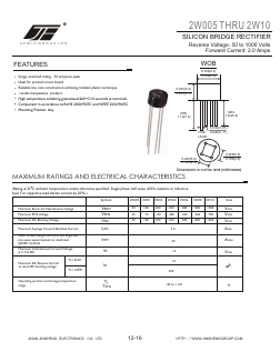 2W01 Datasheet PDF Jinan Jing Heng Electronics Co., Ltd.