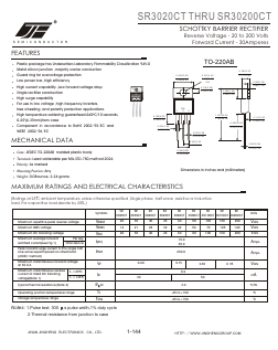 SR3060CT Datasheet PDF Jinan Jing Heng Electronics Co., Ltd.