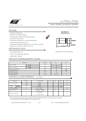 LL700 Datasheet PDF Jinan Jing Heng Electronics Co., Ltd.