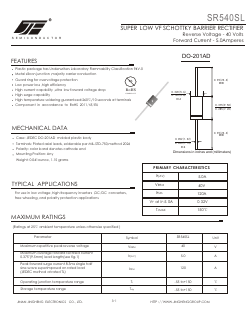 SR540SL Datasheet PDF Jinan Jing Heng Electronics Co., Ltd.
