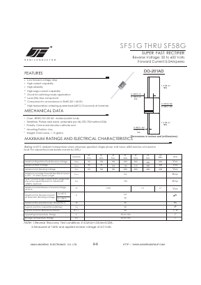 SF54G Datasheet PDF Jinan Jing Heng Electronics Co., Ltd.