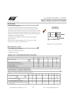 LL103C Datasheet PDF Jinan Jing Heng Electronics Co., Ltd.