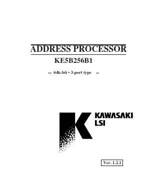 KE5B256B1 Datasheet PDF KAWASAKI MICROELECTRONICS