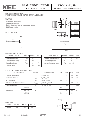 KRC410 Datasheet PDF KEC