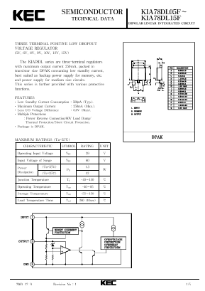 KIA78DL10F_00 Datasheet PDF KEC