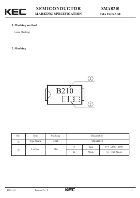 SMAB210 Datasheet PDF KEC