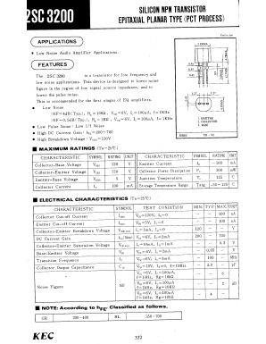 2SC3200 Datasheet PDF KEC