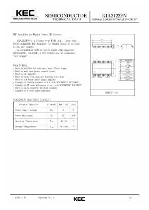 KIA2122FN Datasheet PDF KEC