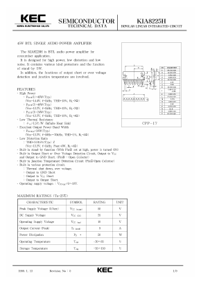 KIA8225H Datasheet PDF KEC
