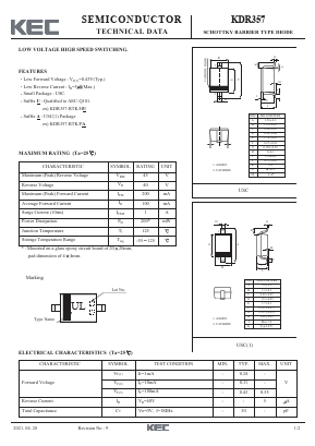 KDR357 Datasheet PDF KEC