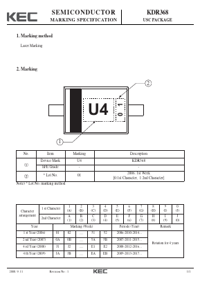 KDR368 Datasheet PDF KEC