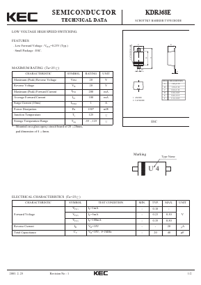 KDR368E Datasheet PDF KEC