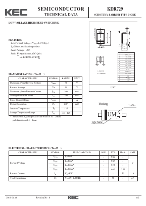 KDR729 Datasheet PDF KEC