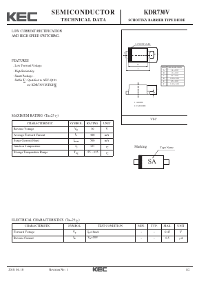 KDR730V Datasheet PDF KEC