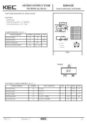 KDS112E Datasheet PDF KEC