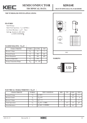 KDS114E Datasheet PDF KEC