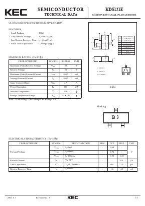 KDS121E Datasheet PDF KEC