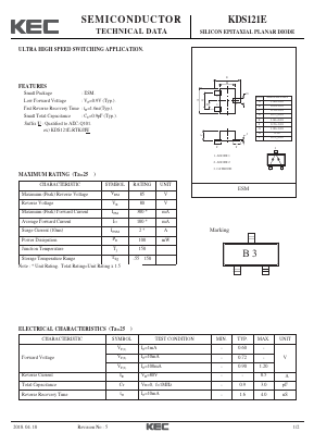 KDS121E Datasheet PDF KEC