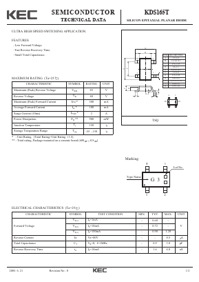 KDS165T Datasheet PDF KEC