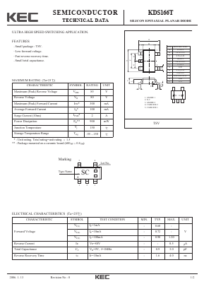 KDS166T Datasheet PDF KEC