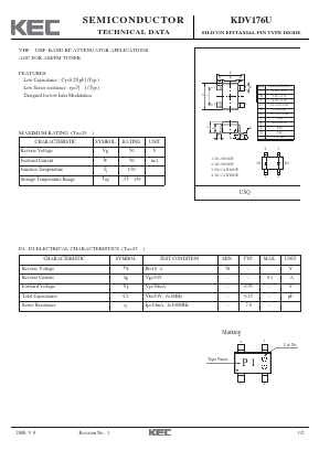 KDV176U Datasheet PDF KEC