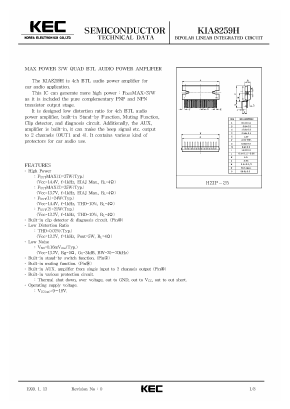 KIA8259H Datasheet PDF KEC