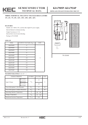 KIA7907P Datasheet PDF KEC