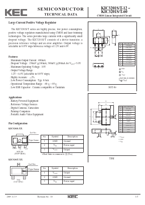 KIC3201S-18 Datasheet PDF KEC
