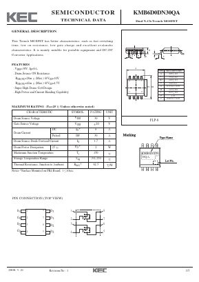 KMB6D0DN30QA Datasheet PDF KEC