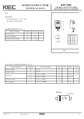 KDV350E Datasheet PDF KEC