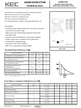 Z5W27VC Datasheet PDF KEC