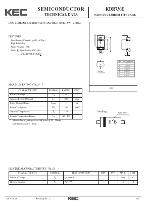 KDR730E Datasheet PDF KEC