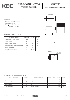 KDR552F Datasheet PDF KEC