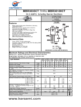 MBR3045CT_ Datasheet PDF Kersemi Electronic Co., Ltd.