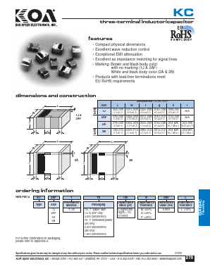 KC1JTTD680P12NL Datasheet PDF KOA Speer Electronics, Inc.