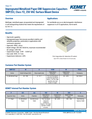 P101AA472M250V Datasheet PDF KEMET