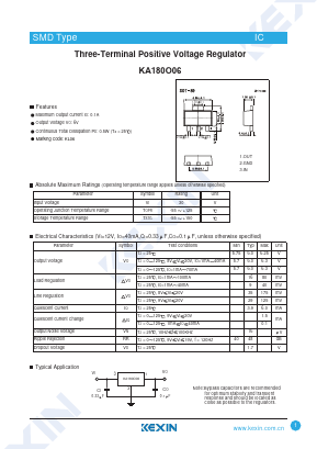 KA180O06 Datasheet PDF KEXIN Industrial