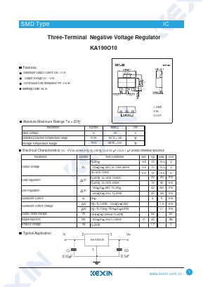 KA190O10 Datasheet PDF KEXIN Industrial