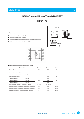 KDS4470 Datasheet PDF KEXIN Industrial