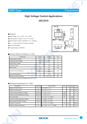 2SC3515R Datasheet PDF KEXIN Industrial