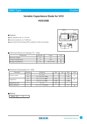 HVD355B Datasheet PDF KEXIN Industrial
