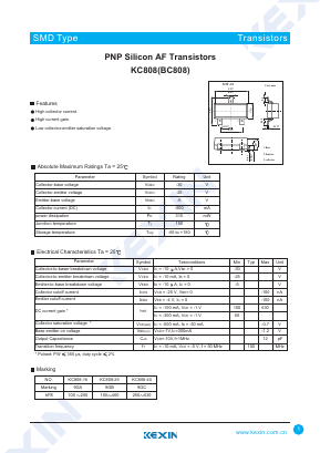KC808-16 Datasheet PDF KEXIN Industrial
