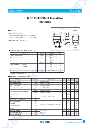 K3813 Datasheet PDF KEXIN Industrial